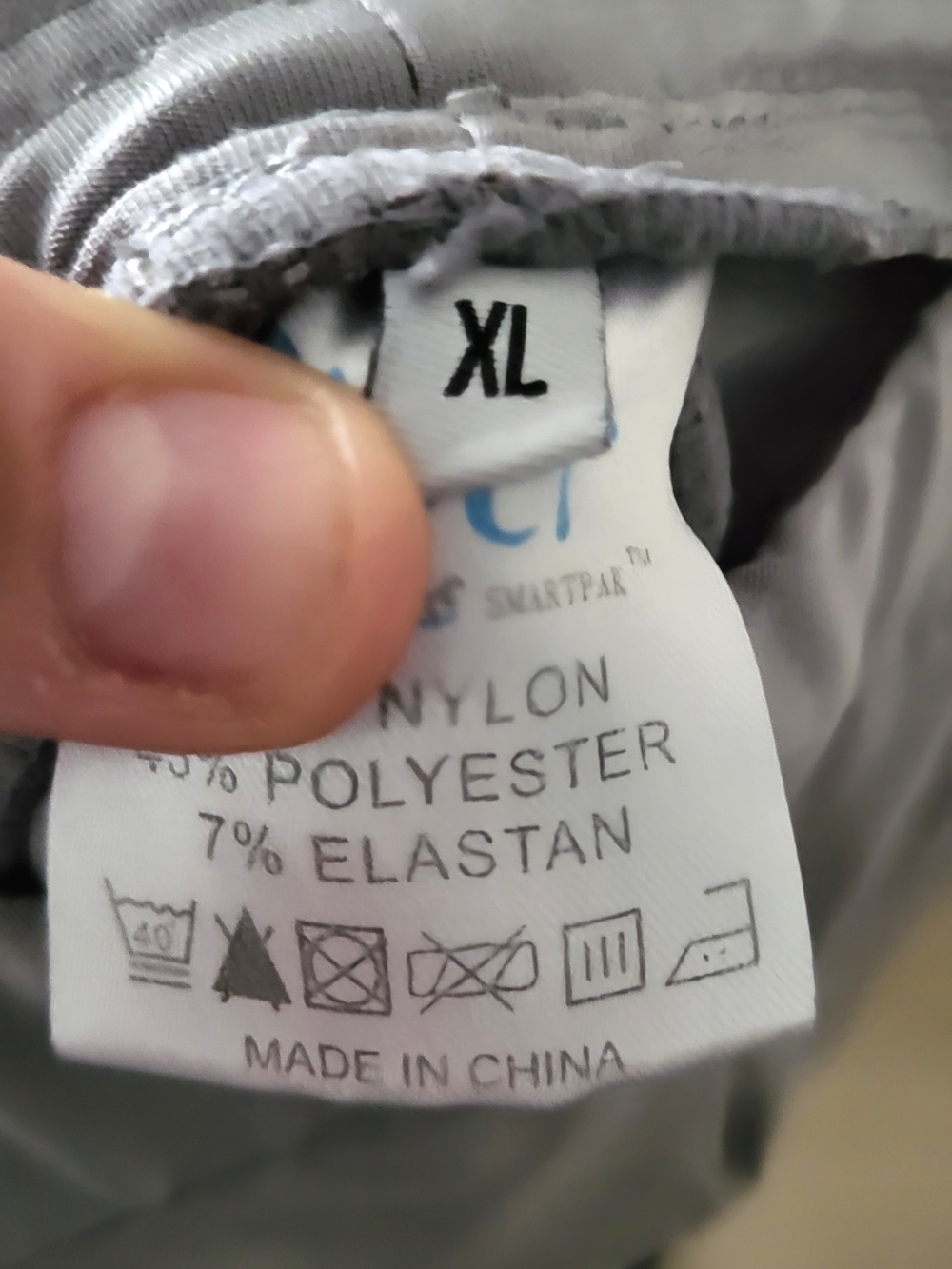 Smartpak Gray Riding Tights - Picture 3 of 3
